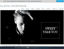 Tablet Screenshot of aleksicampagne.com